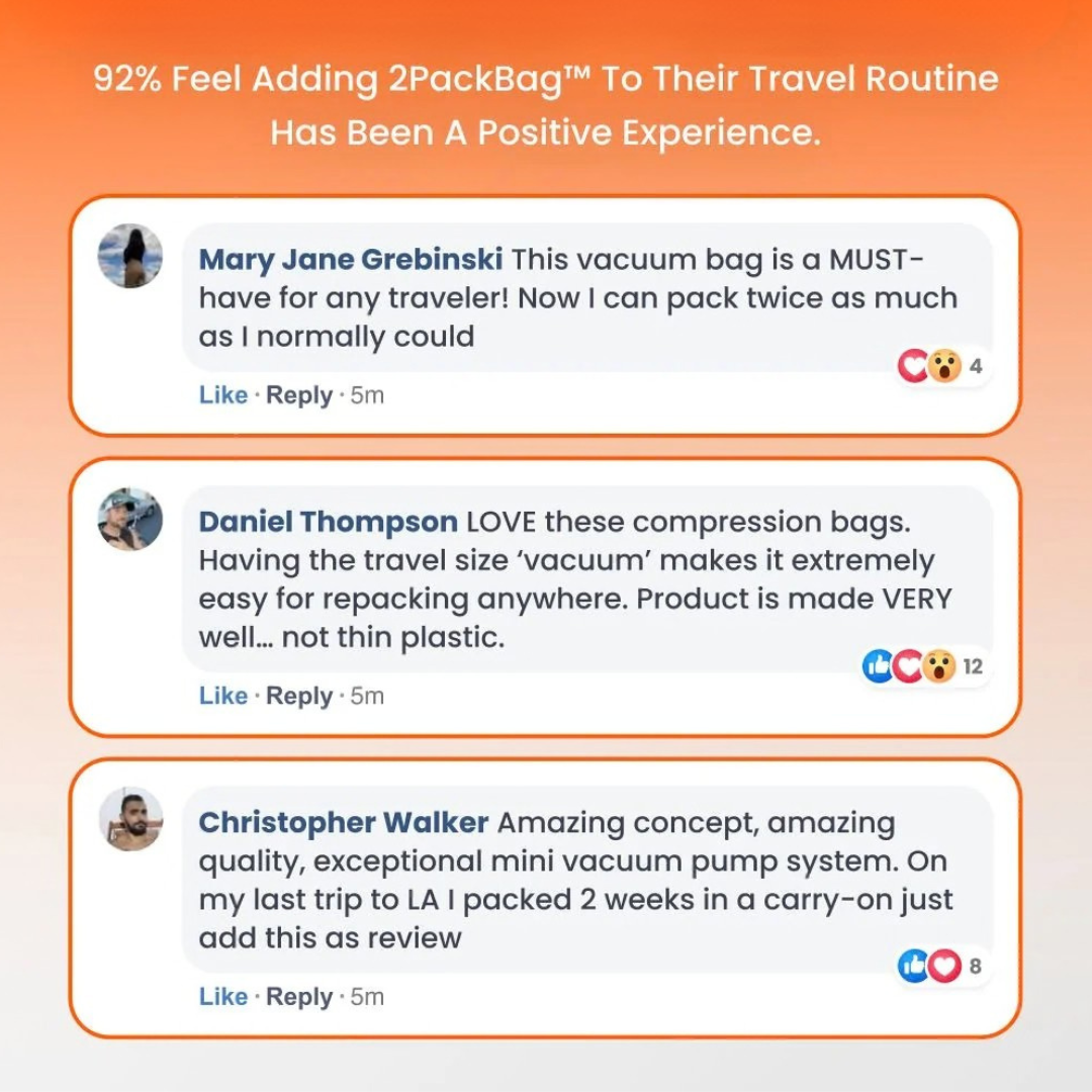 2PackBag™ - Pack More. Pay Less